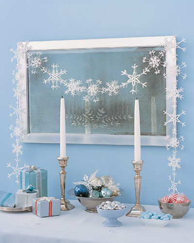 снежная гирлянда, декор для дома, snow decor, christmas